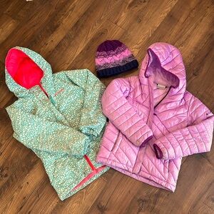 Girls S/M Columbia Coats